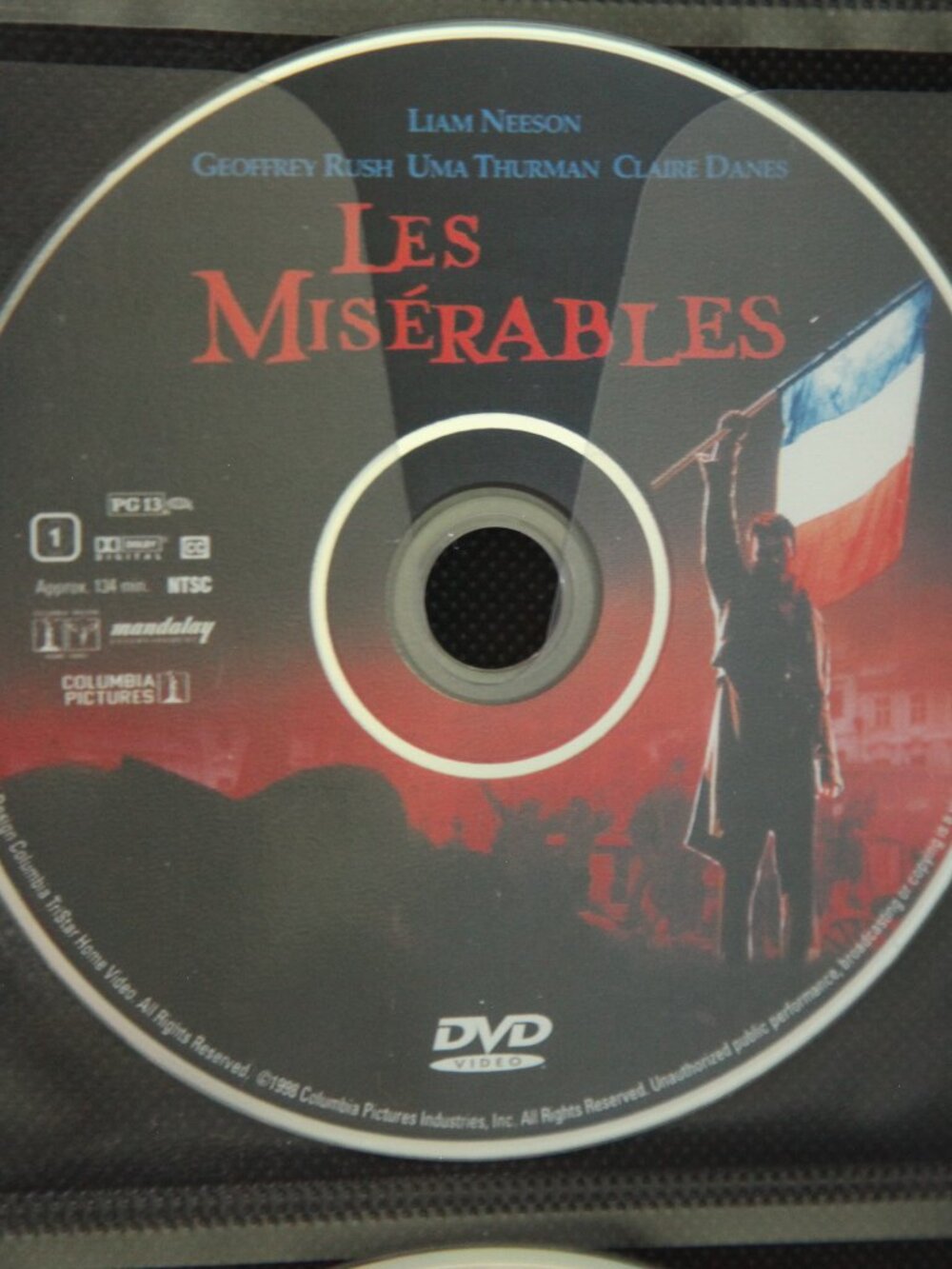 Film DVD: Les Miserables